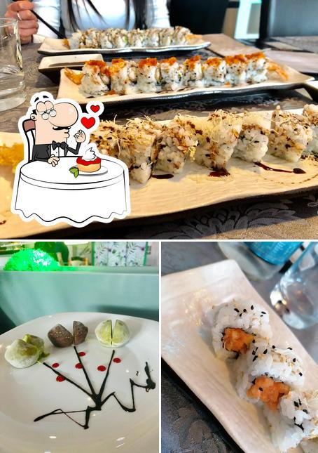 Ristorante sushigrill propose une sélection de desserts