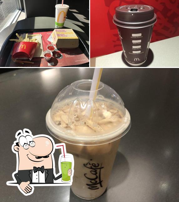 Check out different beverages available at McDonald's