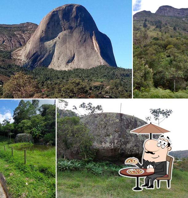 Veja imagens do exterior do Pedra azul