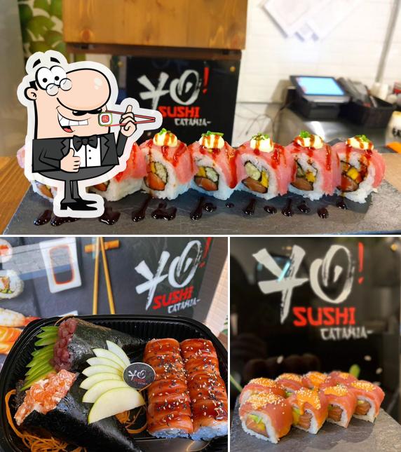 Les sushi sont offerts par YO Sushi