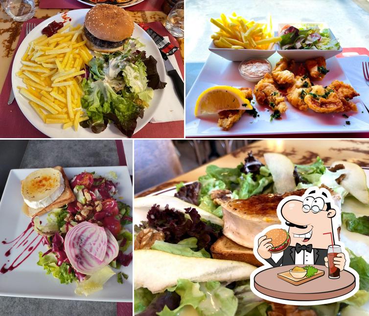Ordina un hamburger a La Riviera Lausanne Ouchy S.A