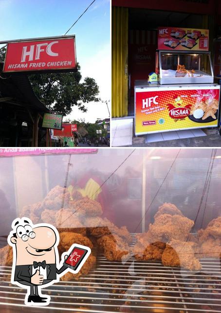 Hisana Fried Chicken Tangerang Jl KH Mas Mansyur Restaurant Menu