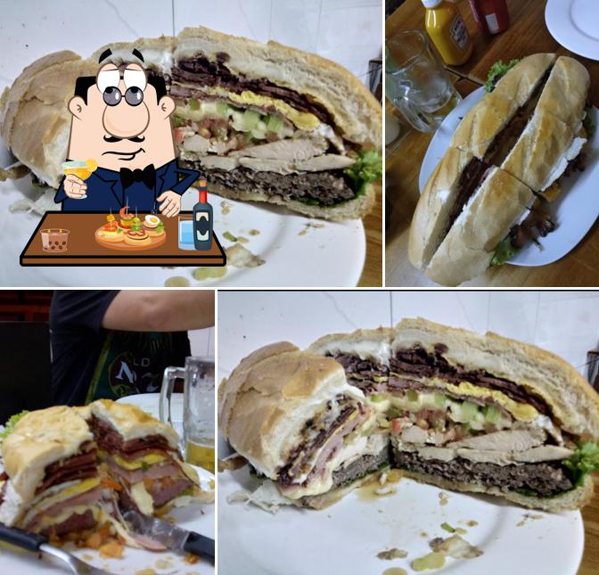 Peça um sanduíche para o almoço ou jantar