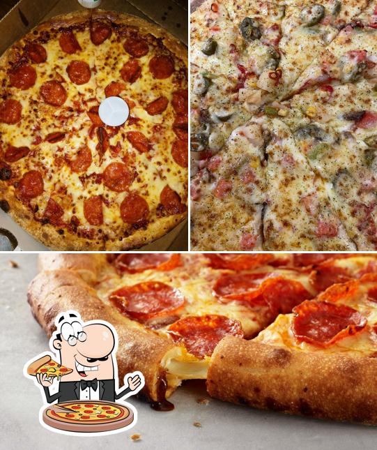 Try out pizza at Papa Johns Pizza