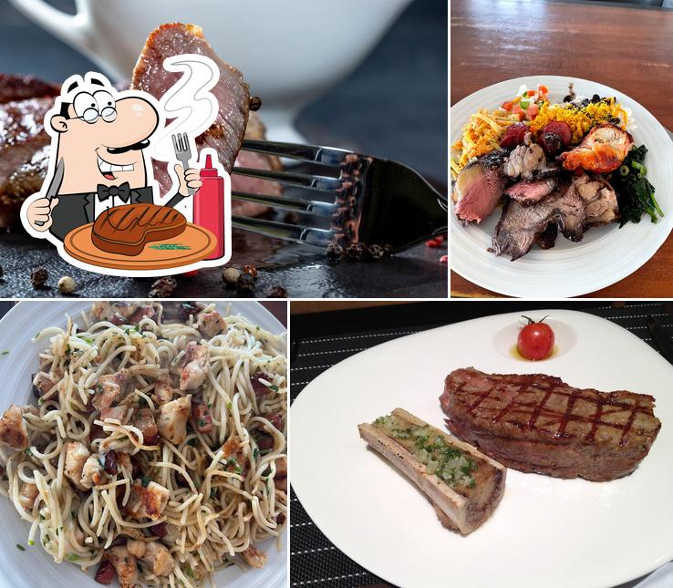 Sabor Mineiro Brazilian Steakhouse serves meat dishes