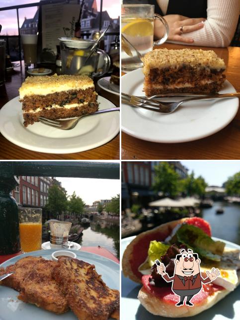 Еда в "Café van Engelen"