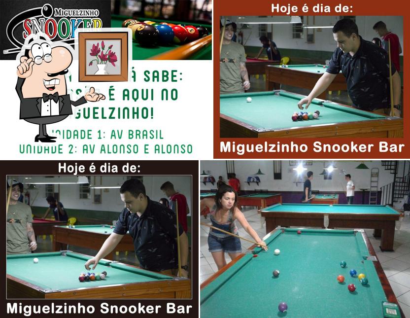 Veja imagens do interior do Miguelzinho Snooker Bar