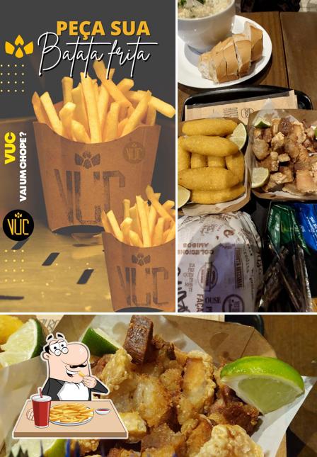 Batata frita em VUC Chope e Burguer