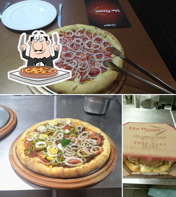 Peça pizza no Via Pizzas