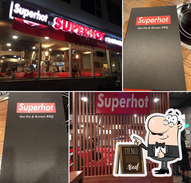 Superhot Hot Pot & Korean BBQ in Mountain View Restaurant menu and