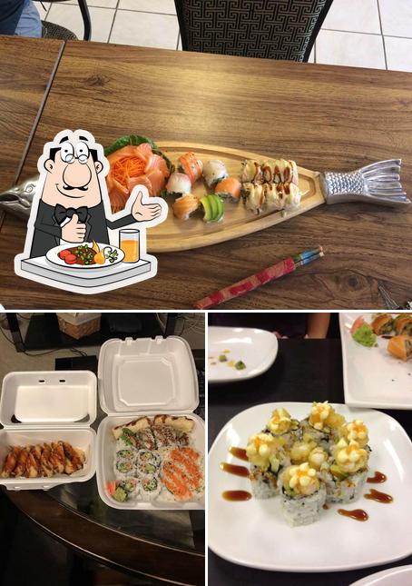 L’image de la nourriture et intérieur de Sushi Ro’s