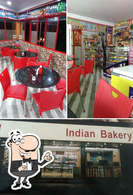 The interior of Indian Bakery