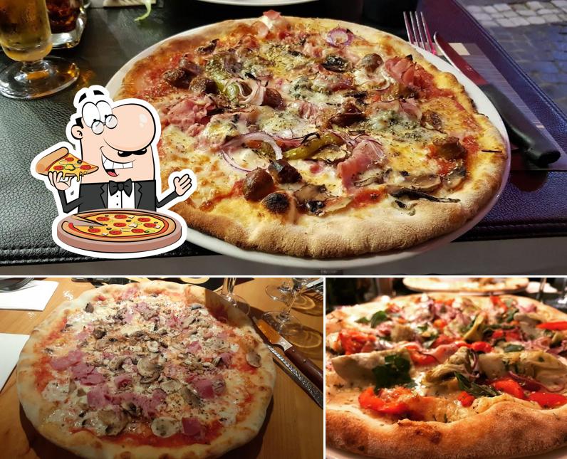 Choisissez des pizzas à Piccolo Mondo