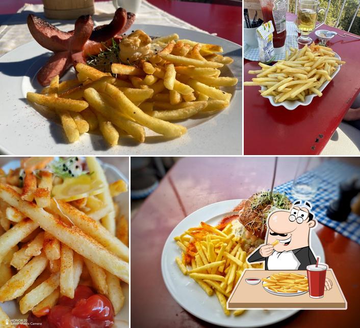 Patatine fritte al Bergrestaurant Albishorn