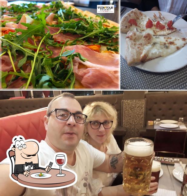 Questa è la immagine che presenta la cibo e birra di Pizza Tour Gourmet