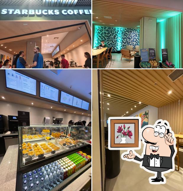 Veja imagens do interior do Starbucks Beiramar Shopping