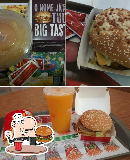 Peça um hambúrguer no McDonald's