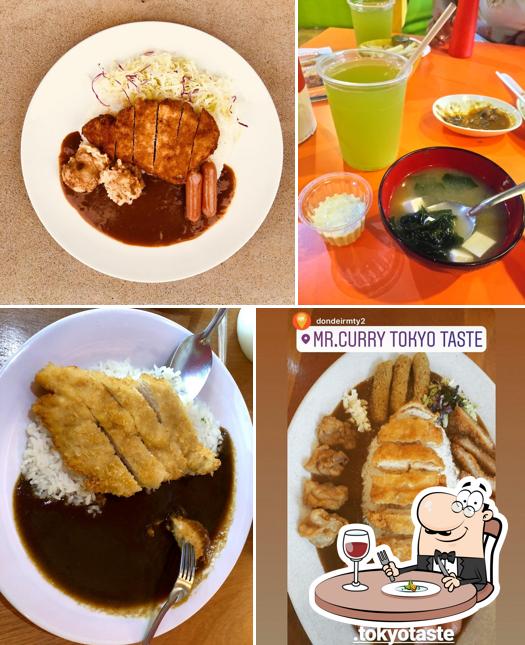 Food at Mr. Curry Tokyo Taste