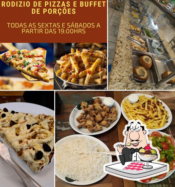 Restaurante e Pizzaria Bilac provê uma gama de pratos doces