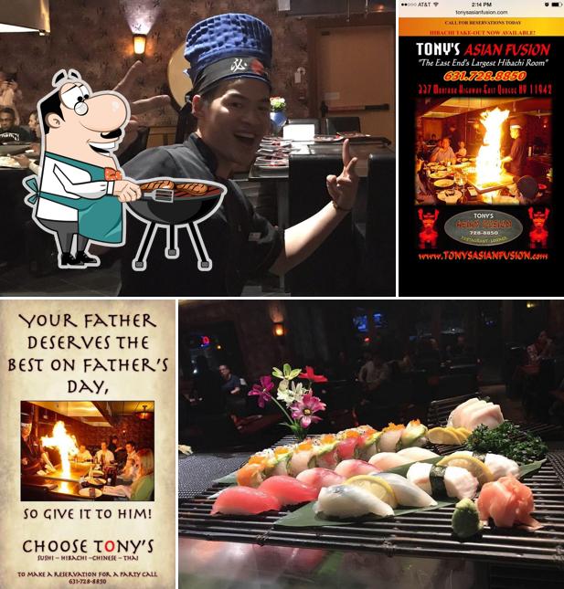Tony's Asian Fusion in East Quogue Restaurant menu and reviews
