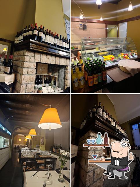 Gli interni di Nerino Dieci Trattoria
