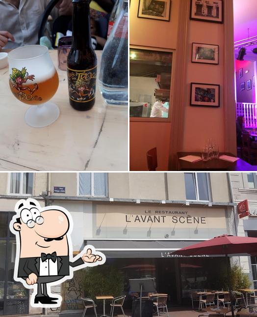 L'Avant Scène se distingue par sa intérieur et bière