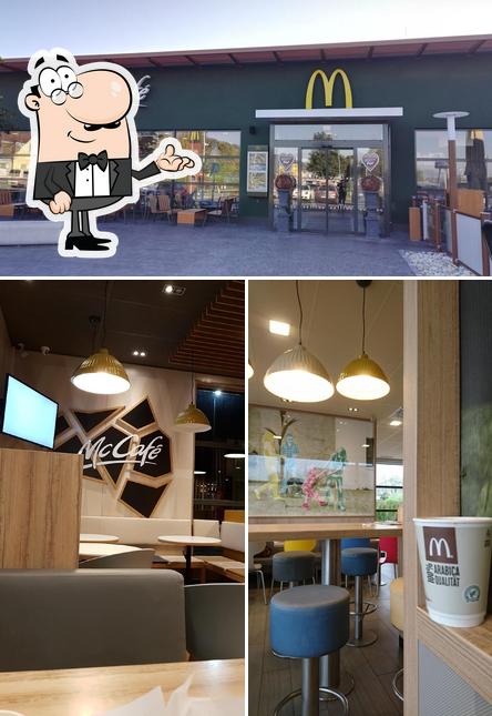 L'intérieur de McDonald's