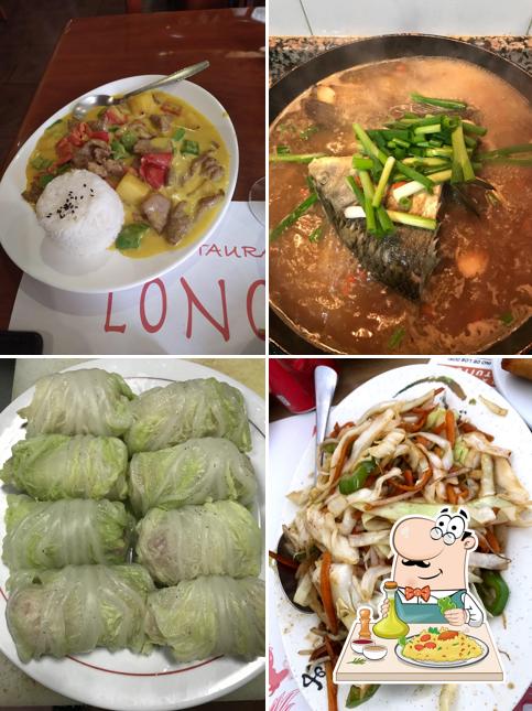 Comida en Restaurante Long Teng