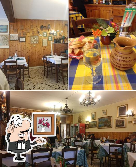 L'intérieur de Trattoria Da Peppino