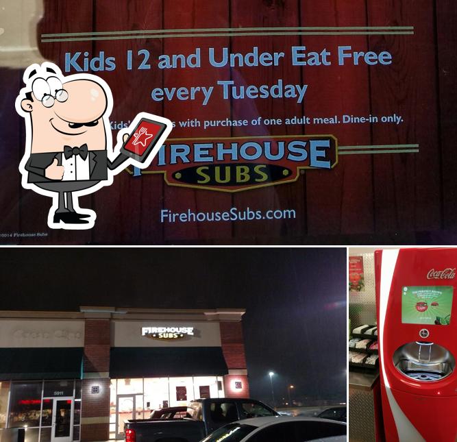 The exterior of Firehouse Subs Lincoln Place