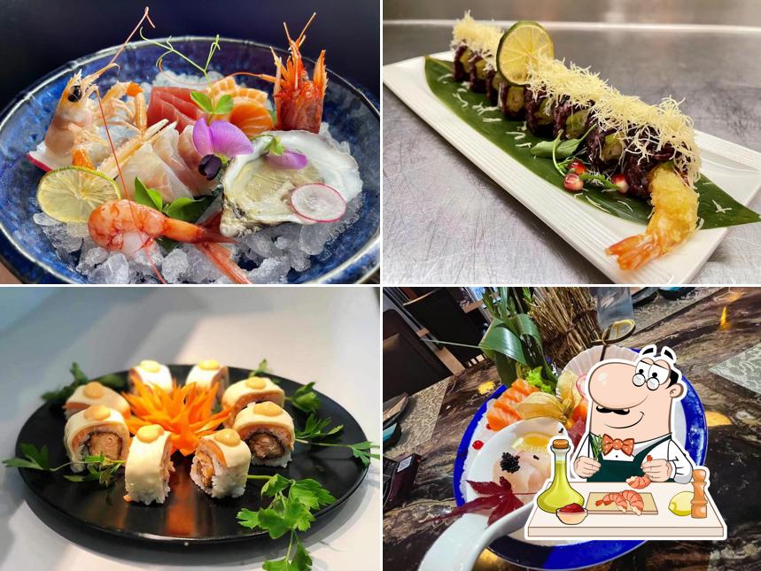 Get seafood at Miyo Sushi