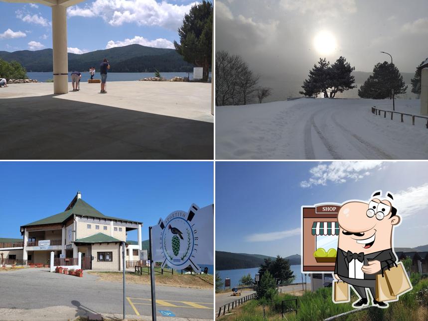 Gli esterni di Centro Sportivo lorica, B&BForesteria, Canoe, Bar Ristorante, Sala eventi, Terrazza panoramica