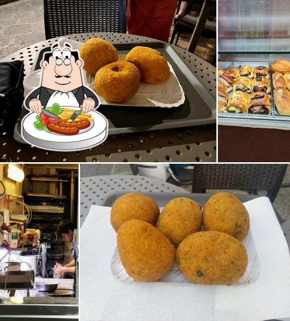 Platti al Rosticceria Palermitana Arancina Planet