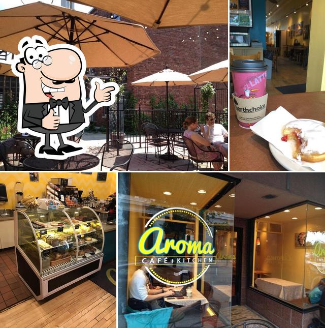 Look at the photo of Aroma Cafe