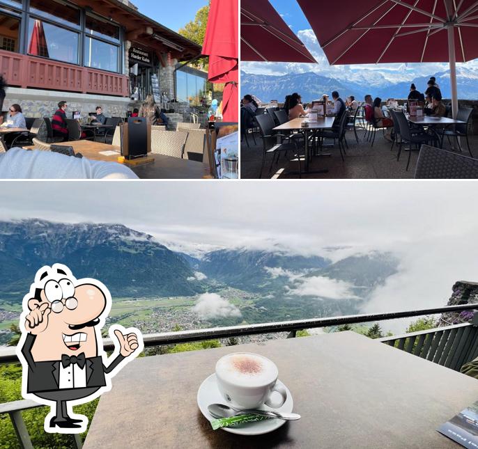 Dai un'occhiata agli interni di Panorama Restaurant Harder Kulm