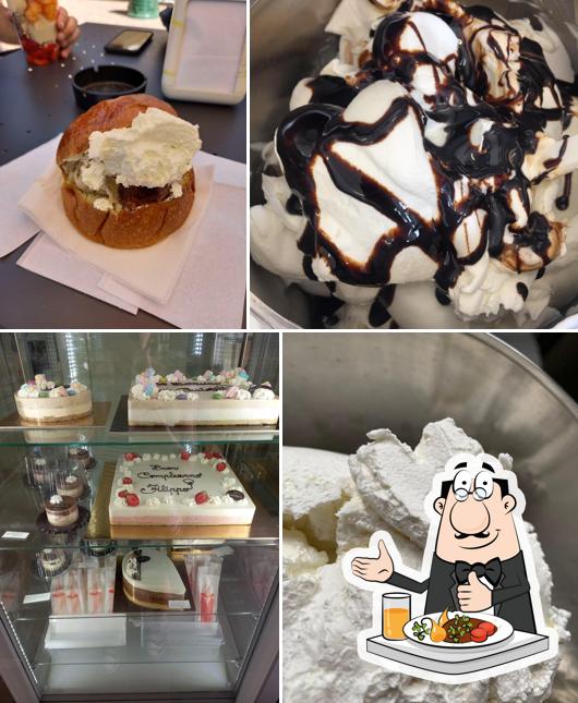 Platti al Agrigelateria La Porporata