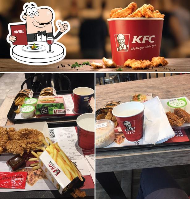 Еда в "Kentucky Fried Chicken"