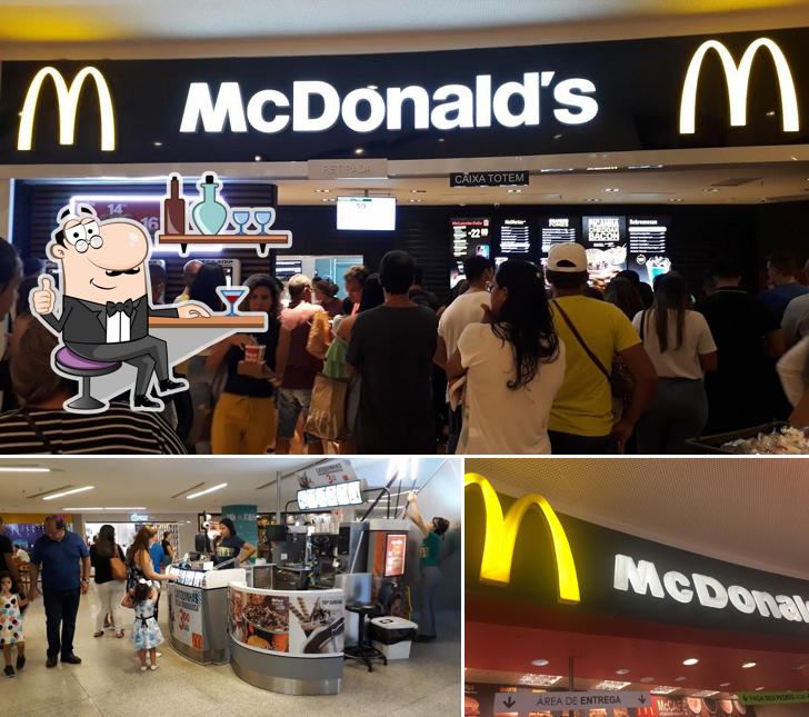 O interior do McDonald's