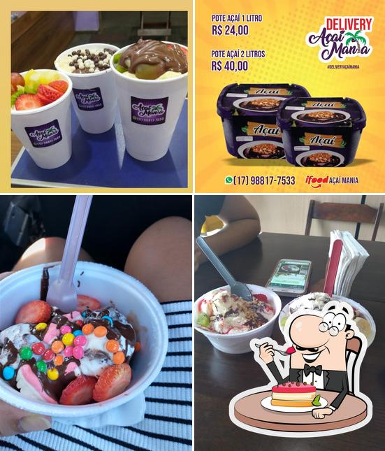 Açaí Mania Catanduva oferece uma escolha de pratos doces