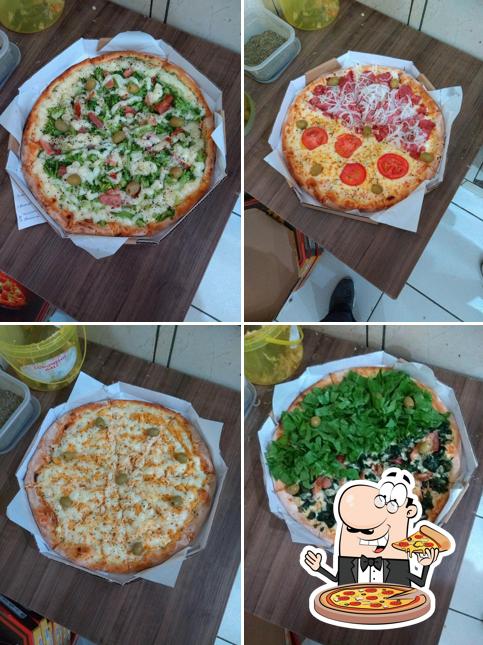 Consiga diversos variedades de pizza