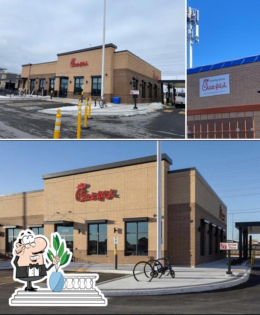 L'extérieur de Chick-fil-A