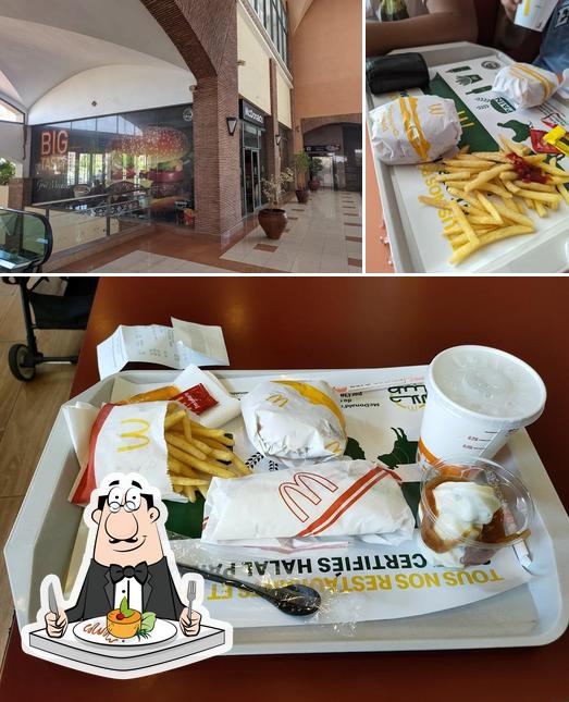 Food at McDonald’s Gare Marrakech