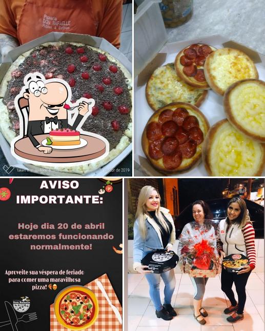 Dom Rafaelle Pizzaria provê uma gama de pratos doces