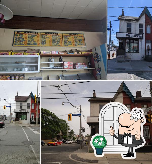 L'extérieur de Gale's Snack Bar