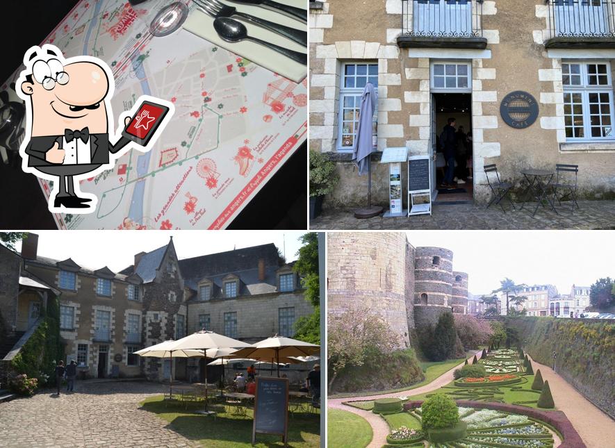 L'extérieur de Monument Cafe Chateau d'Angers - Crêperie du Cerf