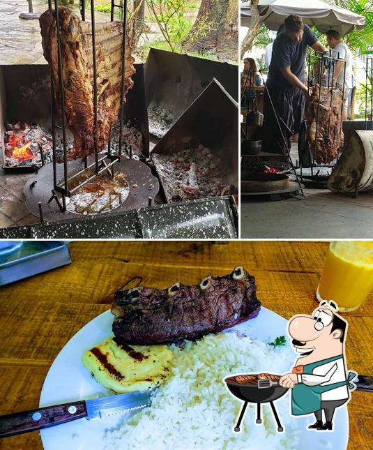 Peça pratos de carne no Parrilla Fogo na Carne