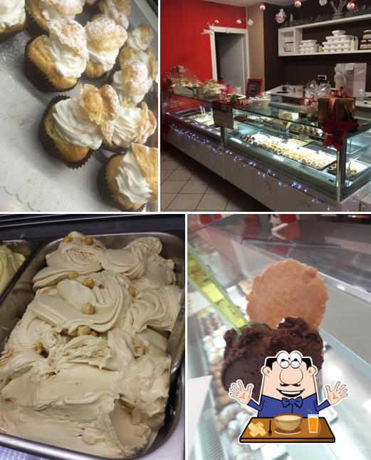 Cibo al Gelateria Pasticceria Bacio Crème