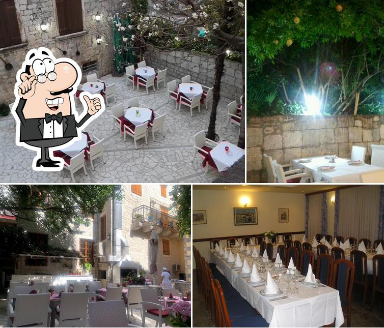 Gli interni di Restaurant Monika Trogir