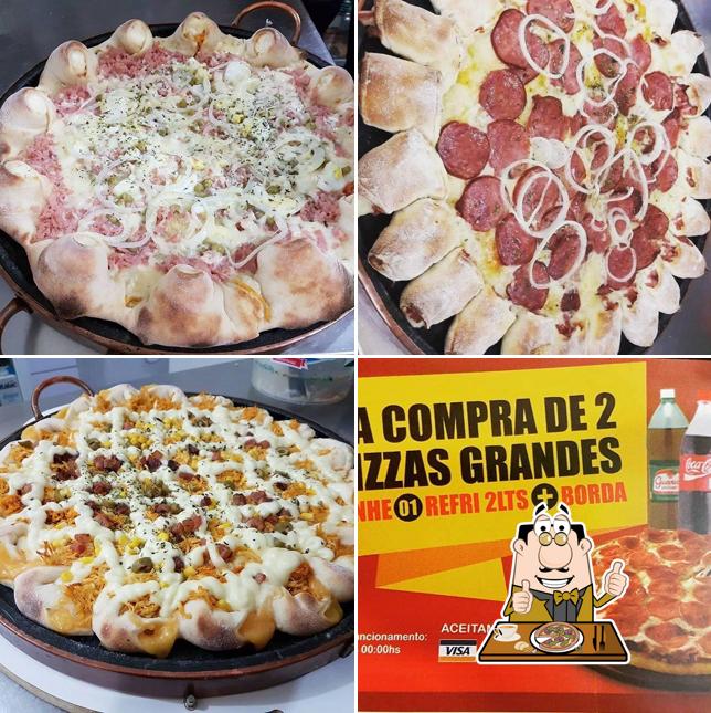 Escolha pizza no VENEZA PIZZARIA