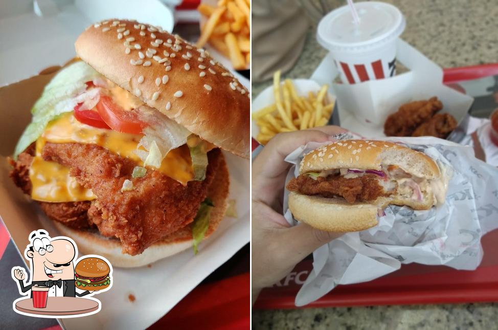 Peça um hambúrguer no KFC